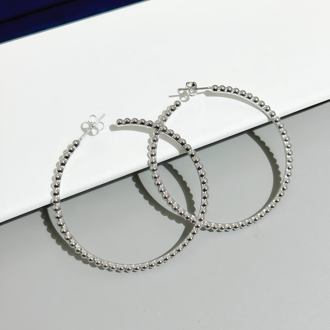[Aura Jewels] SMOOTH BEAD STUD EARRINGS