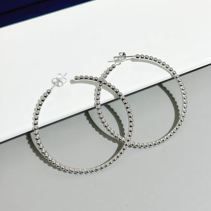 [Aura Jewels] SMOOTH BEAD STUD EARRINGS