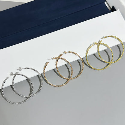 [Aura Jewels] SMOOTH BEAD STUD EARRINGS
