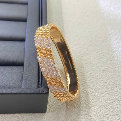 [Aura Jewels]  FIVE-ROW DIAMOND BRACELET