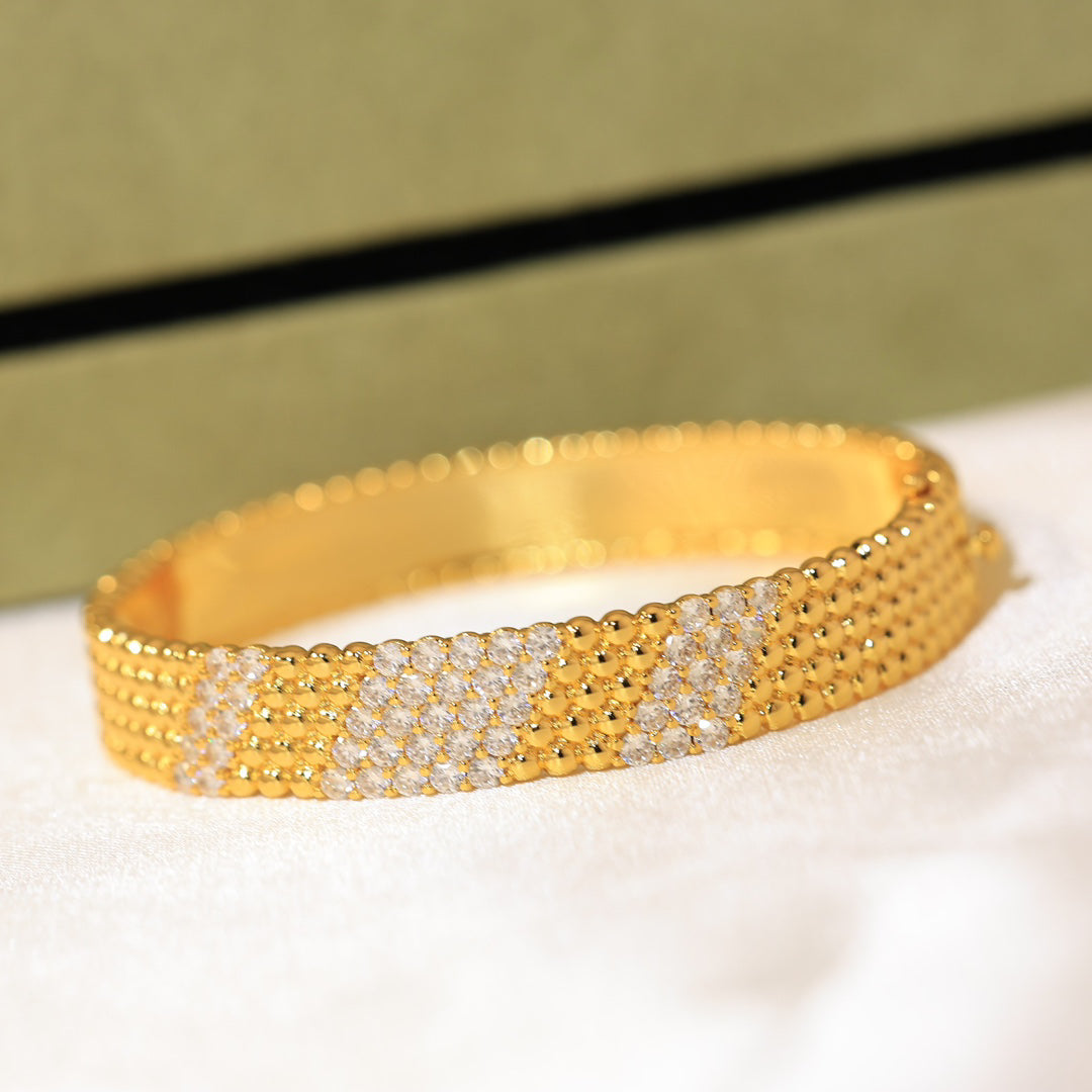 [Aura Jewels]  FIVE-ROW DIAMOND BRACELET