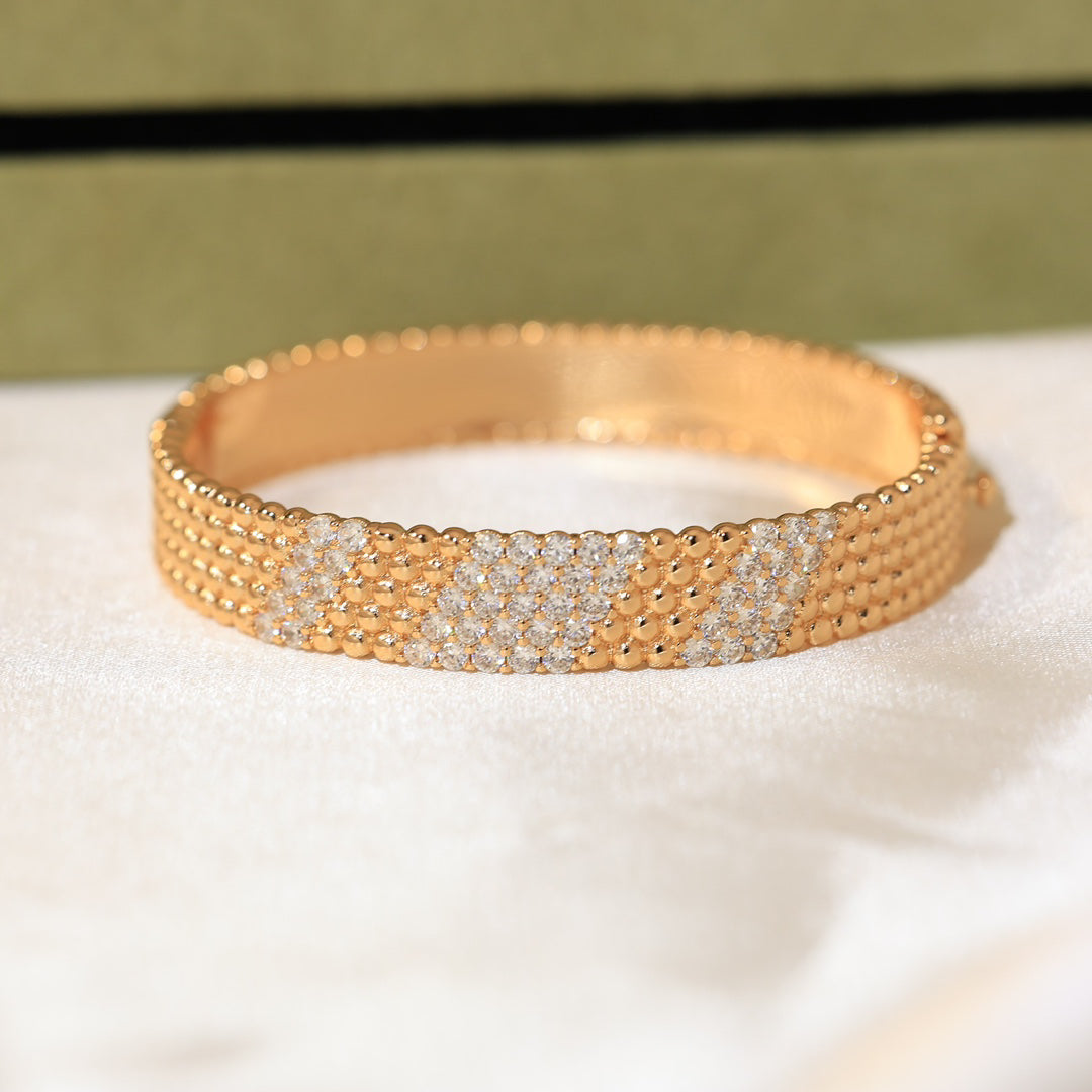 [Aura Jewels]  FIVE-ROW DIAMOND BRACELET