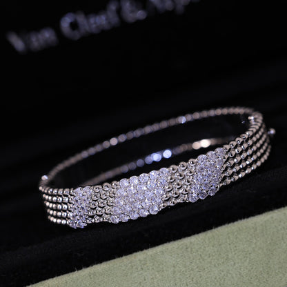 [Aura Jewels]  FIVE-ROW DIAMOND BRACELET