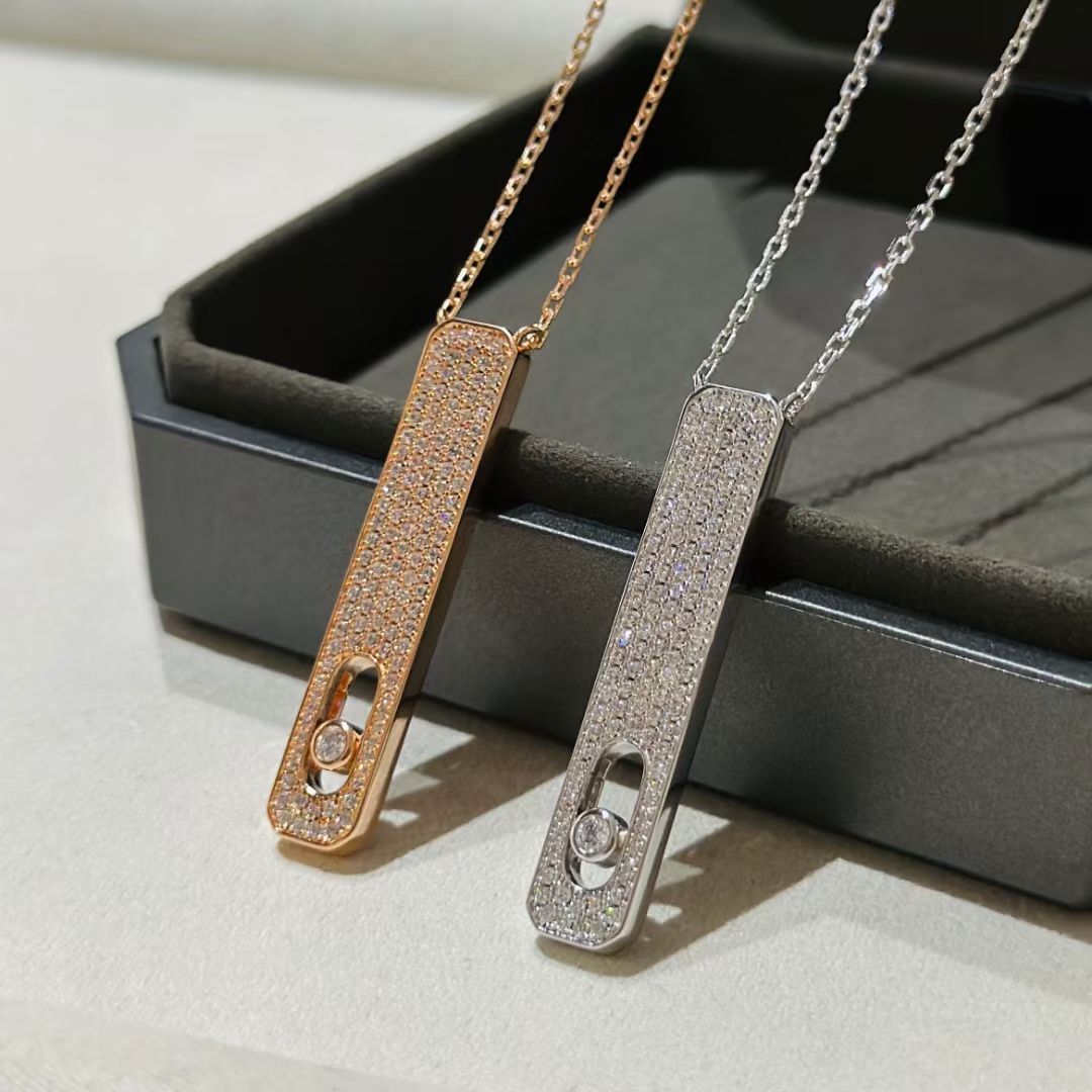 [Aura Jewels]MY FIRST DIAMOND PAVED NECKLACE