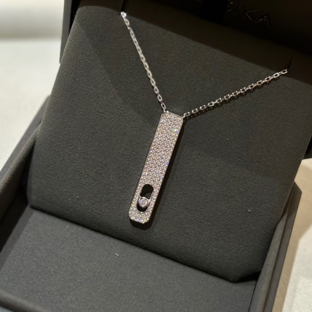 [Aura Jewels]MY FIRST DIAMOND PAVED NECKLACE